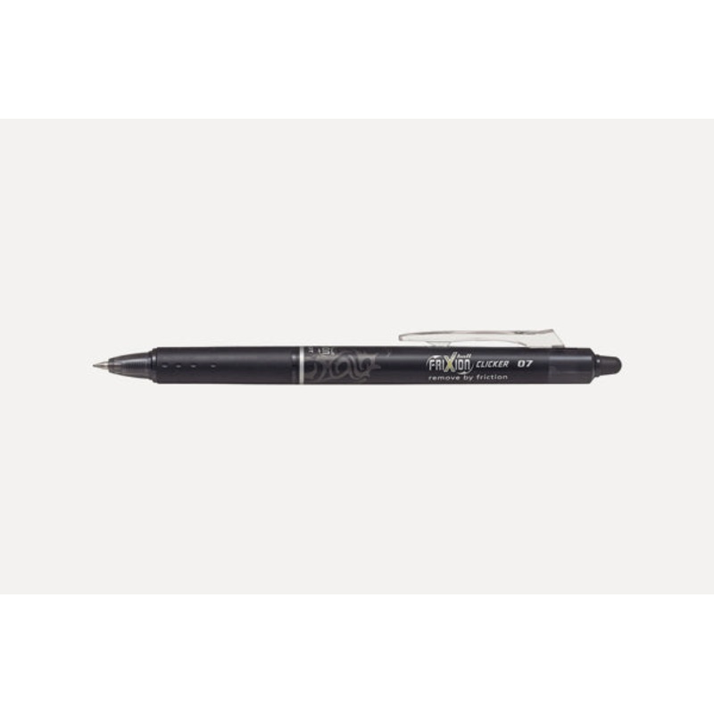PILOT Frixion Erasable Retractable Ballpoint Pen (0.7mm) Black