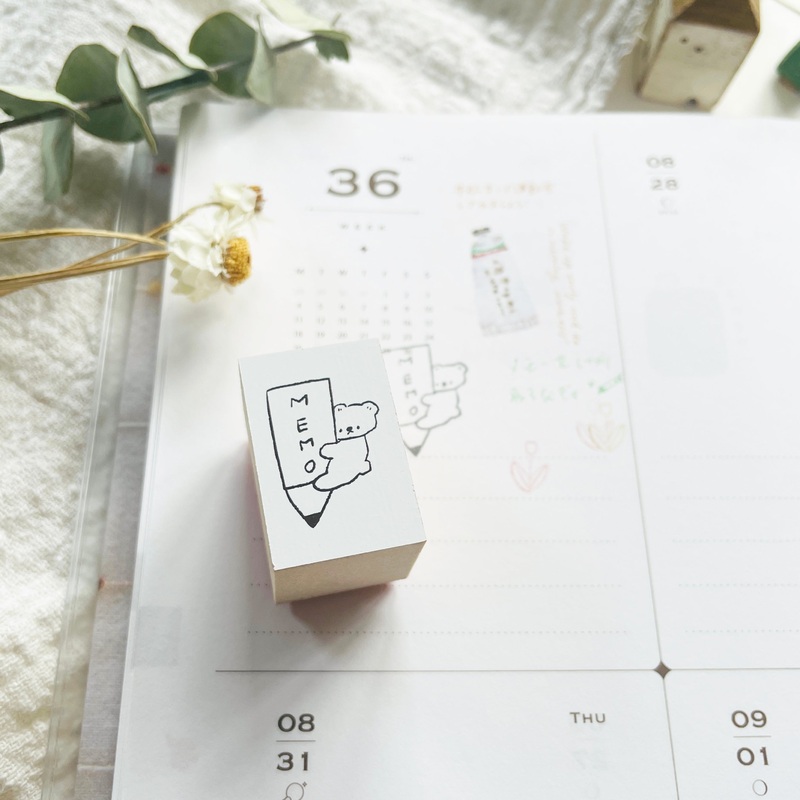 Ranmyu Memo Bear Stamp