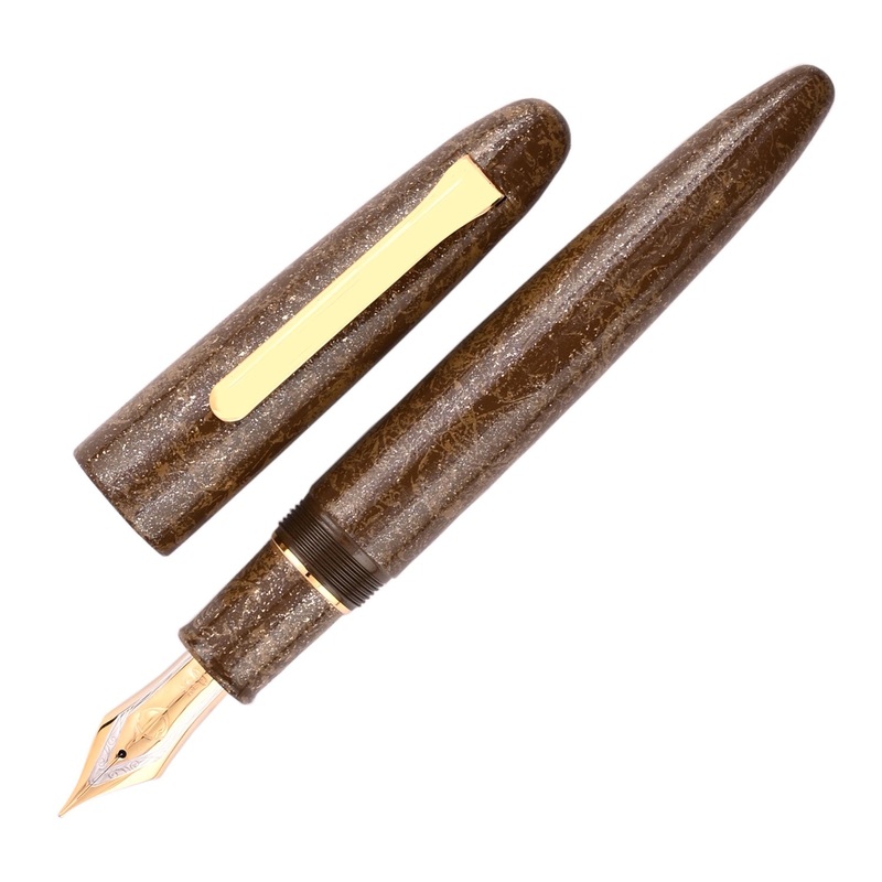 Sailor Iro Miyabi II Bun Jin Cha Fountain Pen – Brown GT Medium
