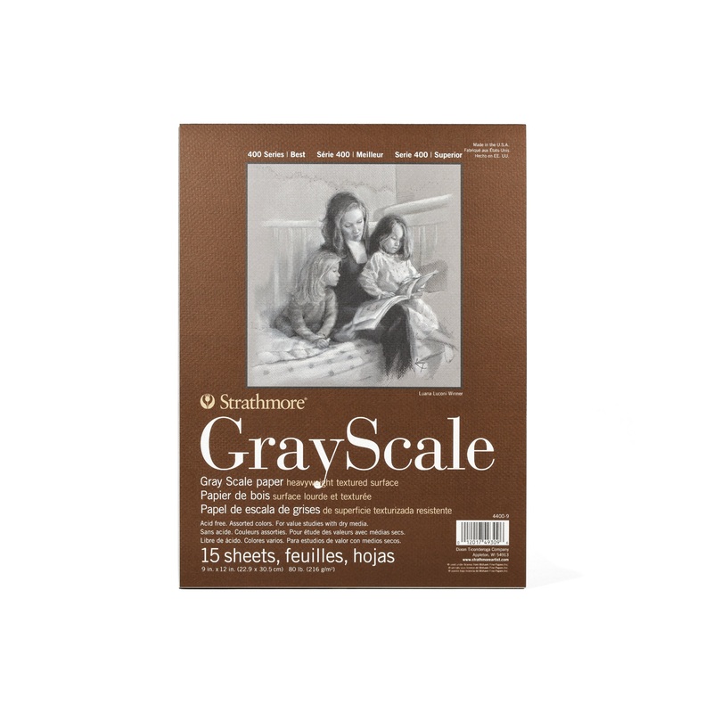 Strathmore Gray Scale Paper Pad, 400 Series