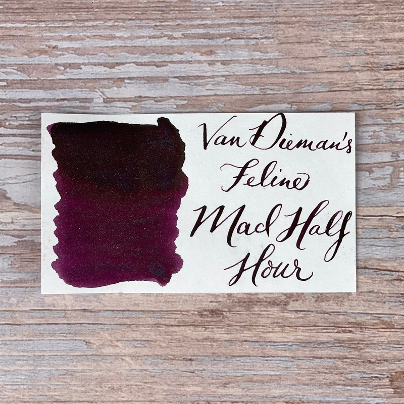 Van Dieman’s Feline – Mad Half Hour Shimmering 30ml Bottled Ink 30ml