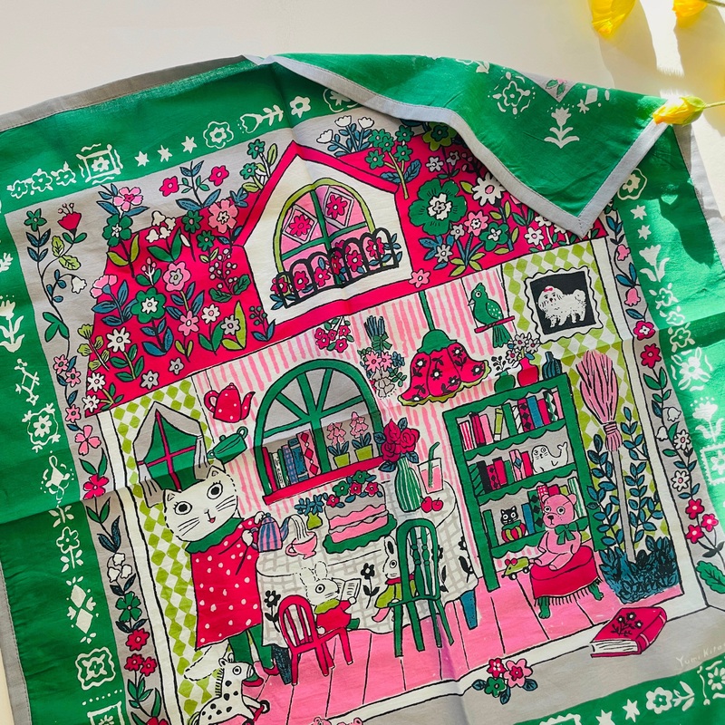 Yumi Kitagishi Dollhouse Tapestry – Green