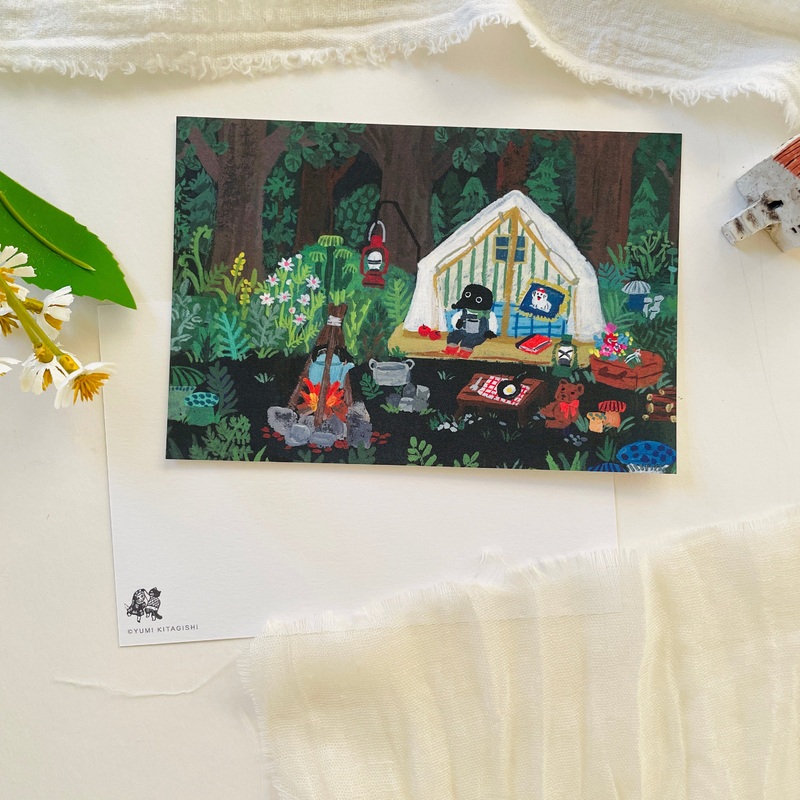 Yumi Kitagishi Postcard – X