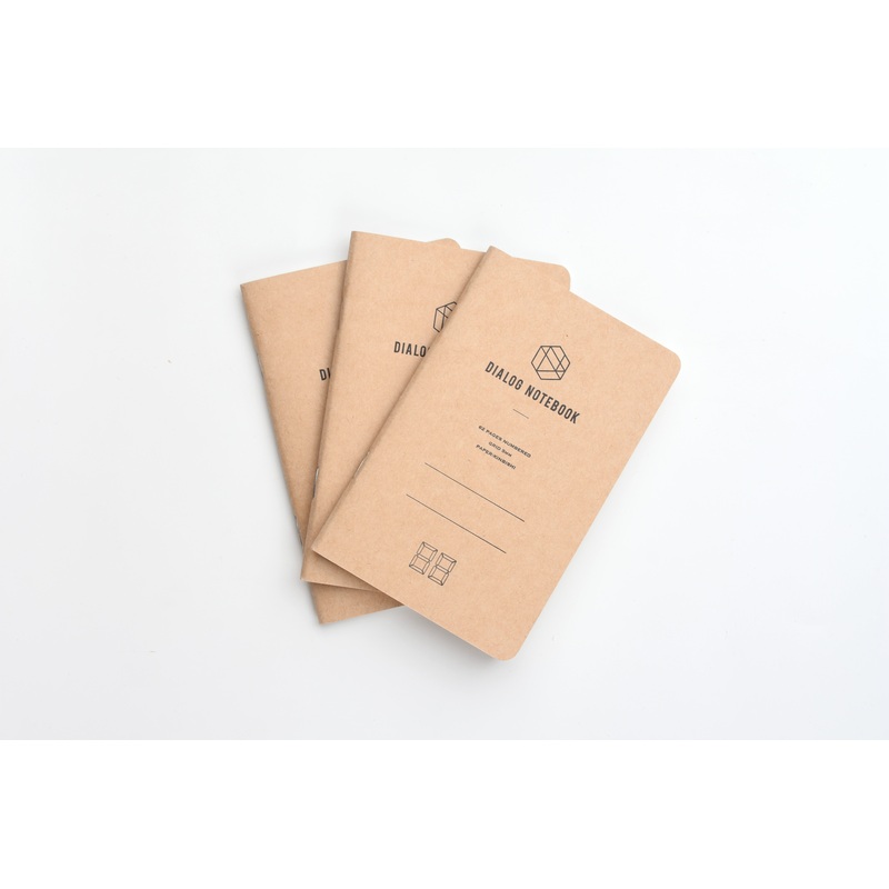 DIALOG NOTEBOOK – Grid – Pack of 3