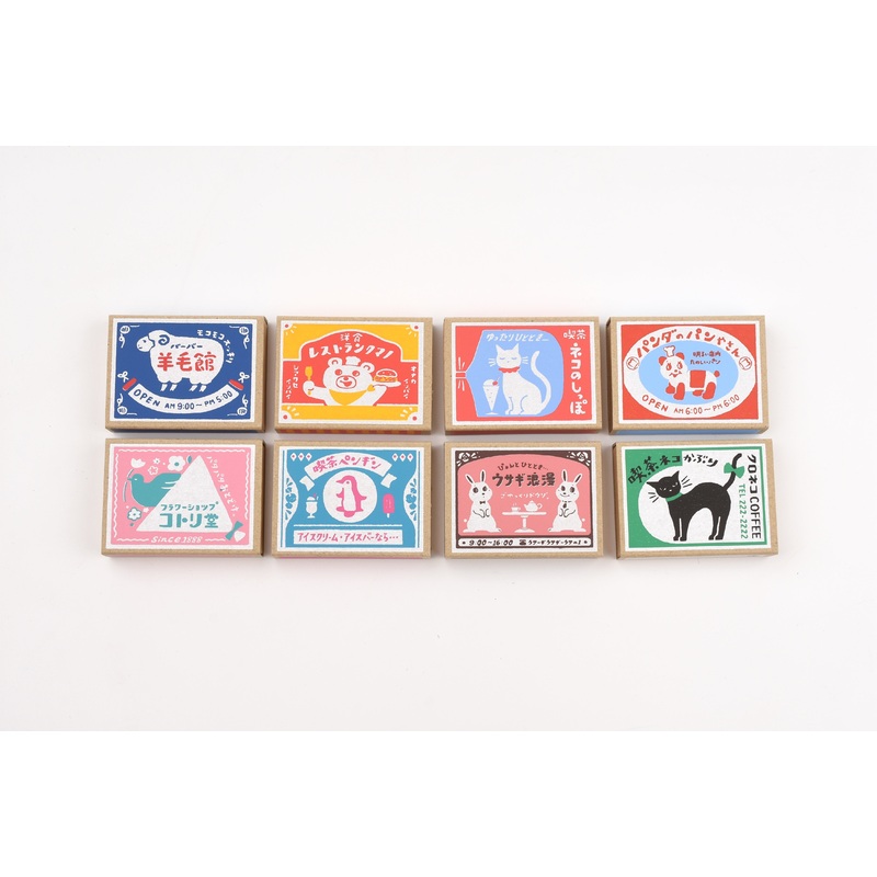 Furukawa Paper Retro Matchbox Memo Pad – Vol. 2 Panda’s Bakery