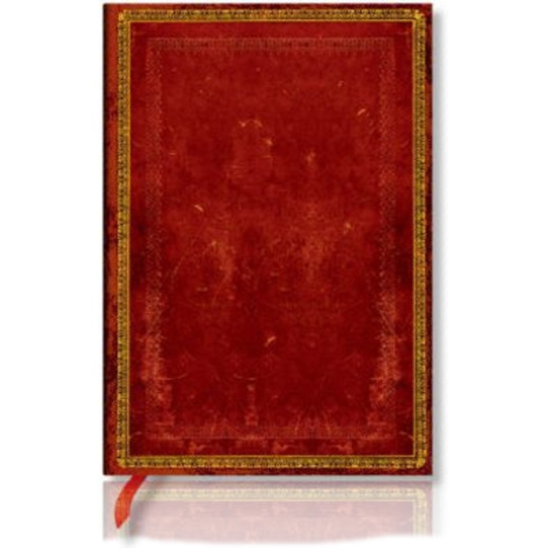 Paperblanks Old Leather Classics Venetian Red Midi Lined Journal