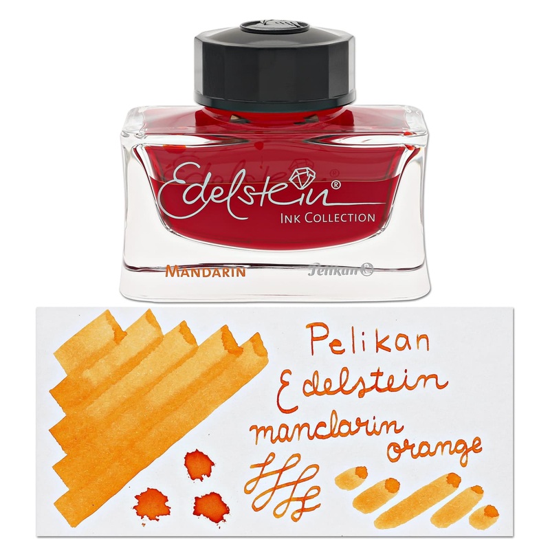 Pelikan Edelstein Bottled Ink in Mandarin Orange – 50 mL