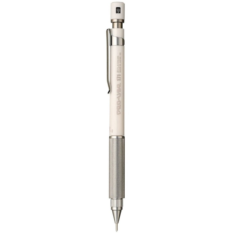 PLATINUM, Mechanical Pencil – PRO USE 171 WHITE. 0.9 mm