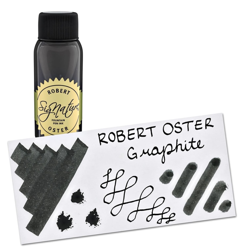 Robert Oster Bottled Ink in Graphite Black – 50 mL