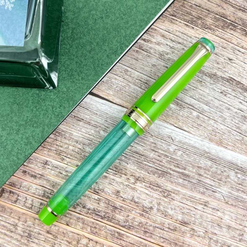 Sailor Pro Gear Slim Manyo Fountain Pen – Grass (Special Edition) Fine
