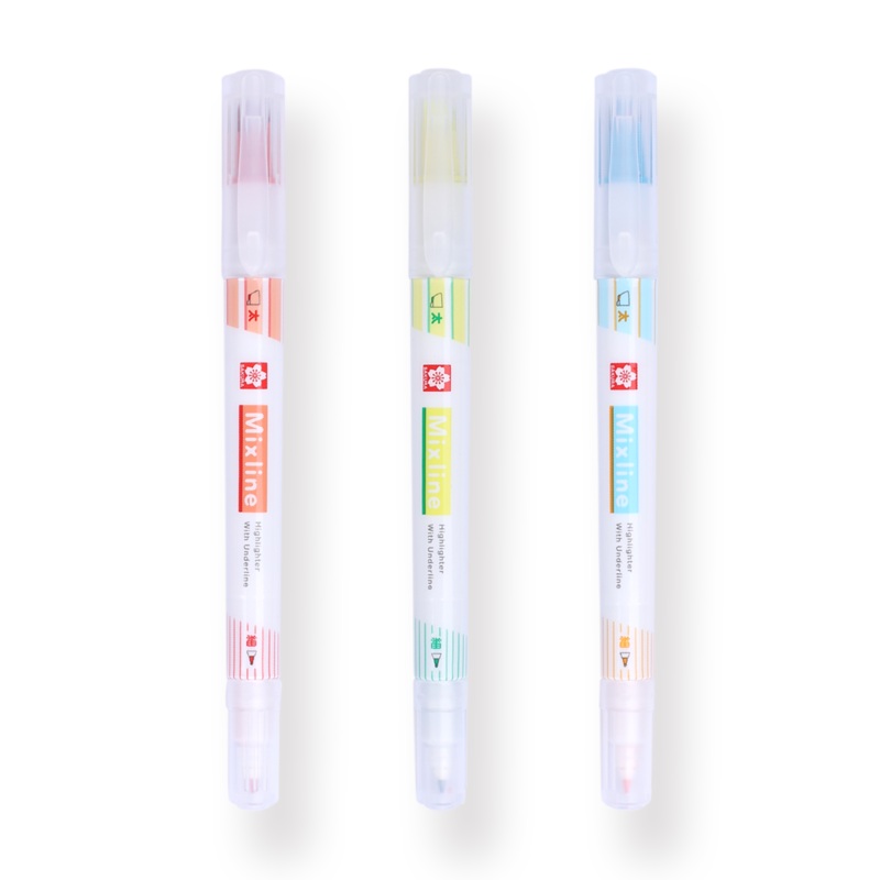 Sakura Mixline Highlighter – Set of 3 – Juicy Color