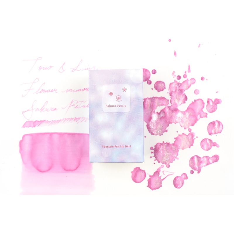 Tono & Lims Ink Bottle – Flower Memories – Sakura Petals – 30ml