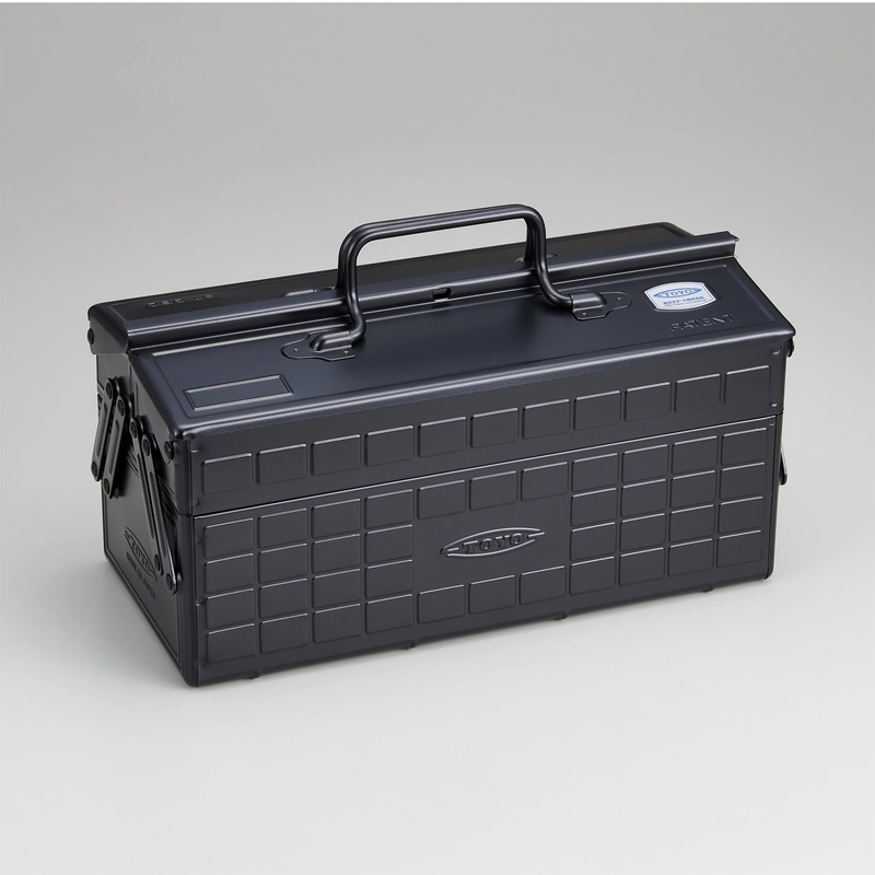 Toyo Steel Co. Steel Cantilever Toolbox ST-350 – Black