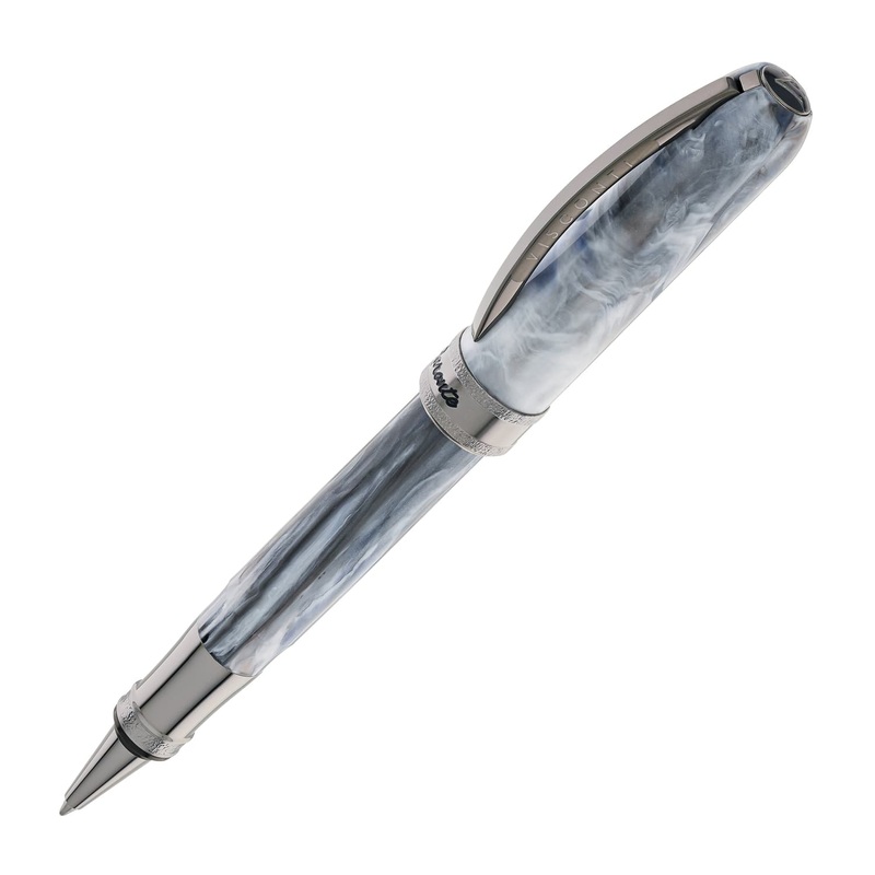 Visconti Comedia Rollerball Pen in Caronte with Ruthenium Trim
