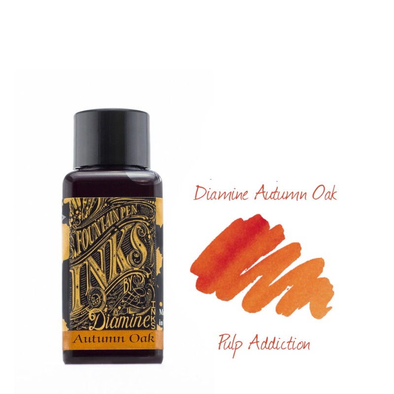 Diamine Fountain Pen Ink – Autumn Oak 30ml Bottle