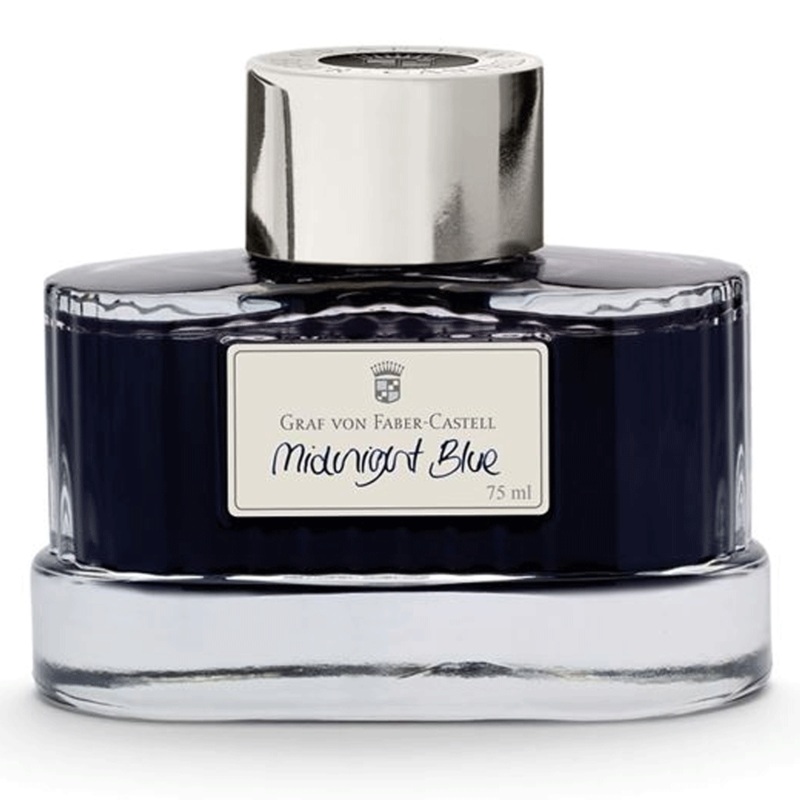 FABER CASTELL, Ink Bottle – GVFC MIDNIGHT BLUE (75mL).