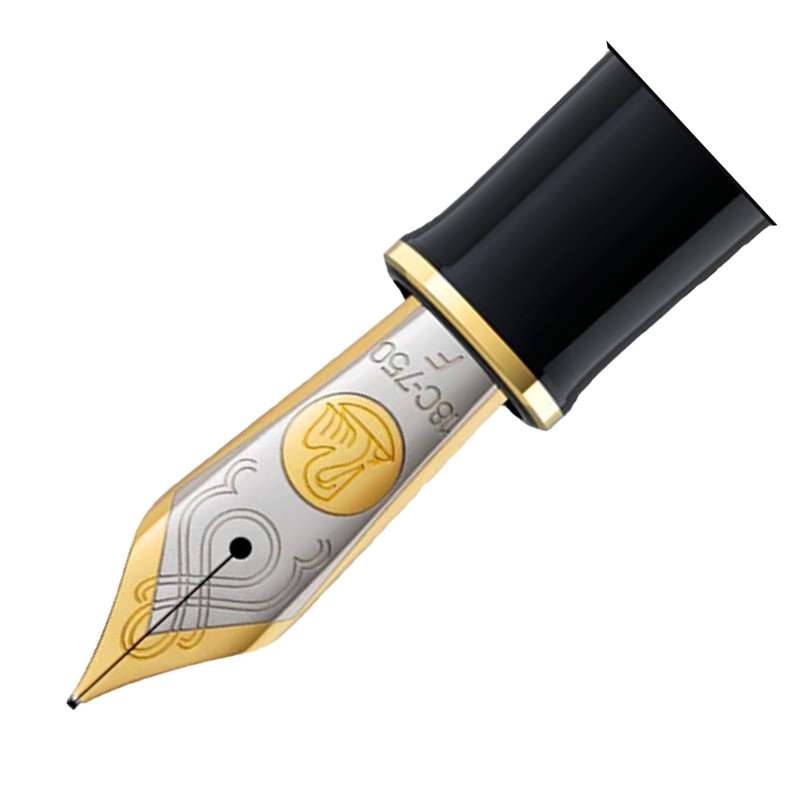 Pelikan M1000 18K Gold Fine Nib Unit – Bicolour