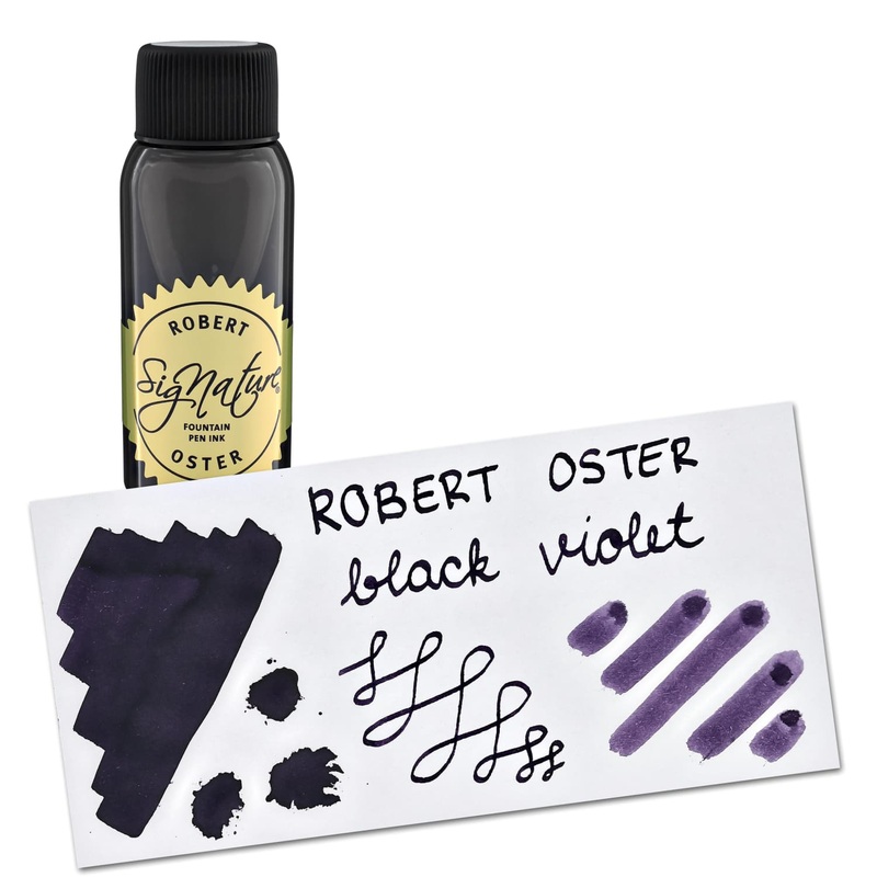 Robert Oster Bottled Ink in Black Violet – 50 mL