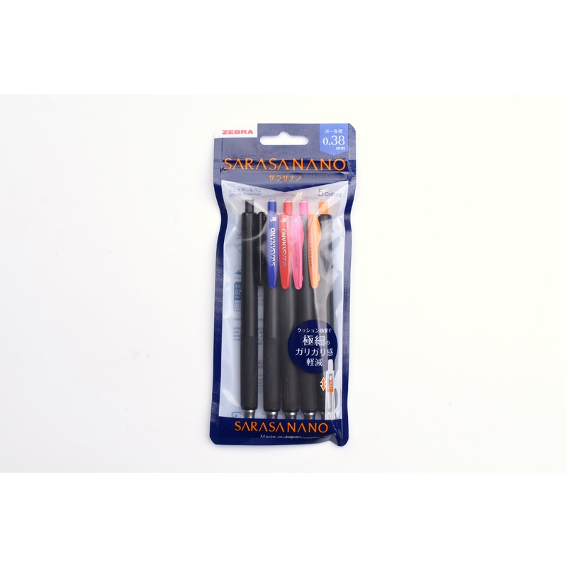 SARASA Nano – 0.38mm – Set of 5 – A