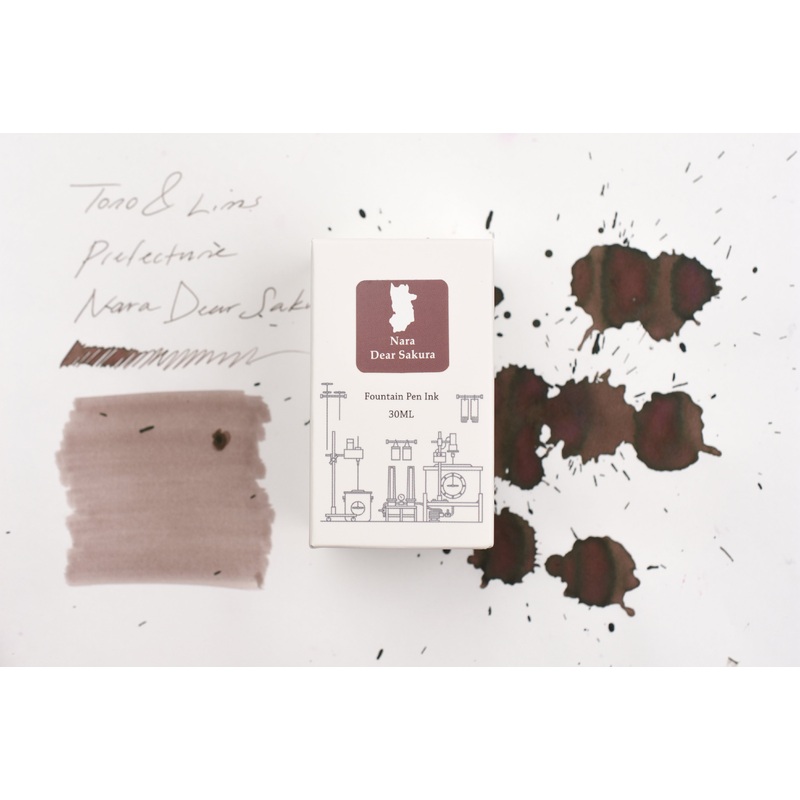 Tono & Lims Ink Bottle – Prefecture – Nara – Dear Sakura – 30ml