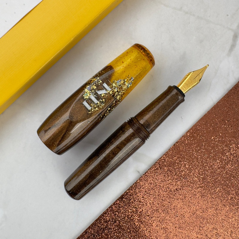 Benu Pixie Fountain Pen – Honey Bronze Extra Fine