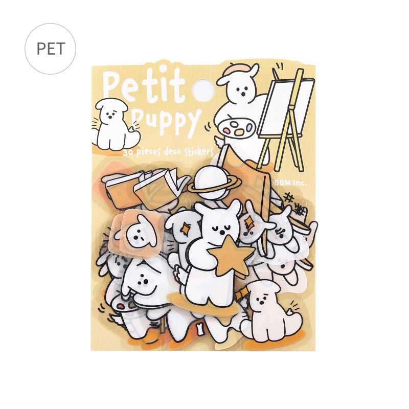BGM Deco Sticker – Puppy Petit – Yellow
