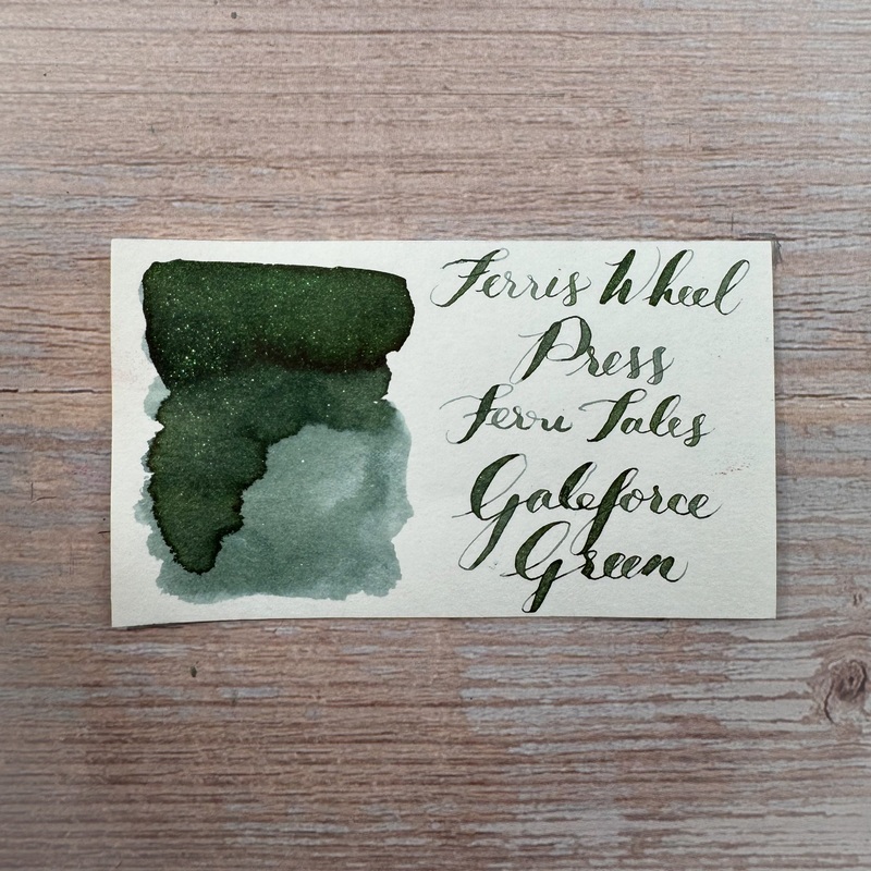 Ferris Wheel Press The Three Little Pigs – Galeforce Green – 20ml bottled Ink (Special Edition) 20ml