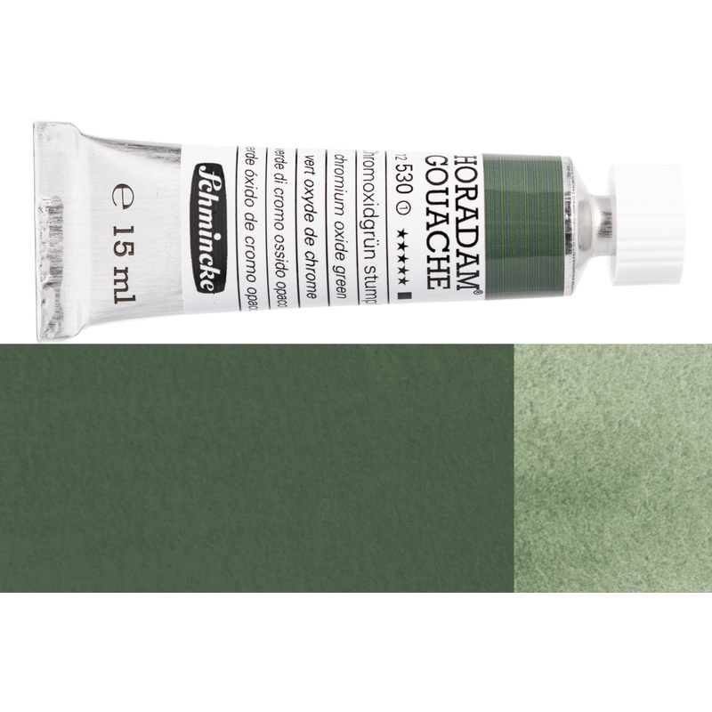 Horadam Gouache, 15 mL, #530 Chromium Oxide Green
