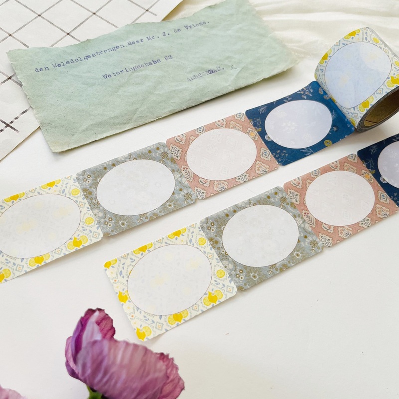 meriBUN Paper Sticky Notes Roll – Flower Edition