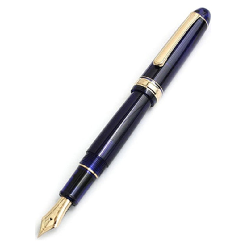 Platinum #3776 Century Fountain Pen – Chartres Blue/Gold Music
