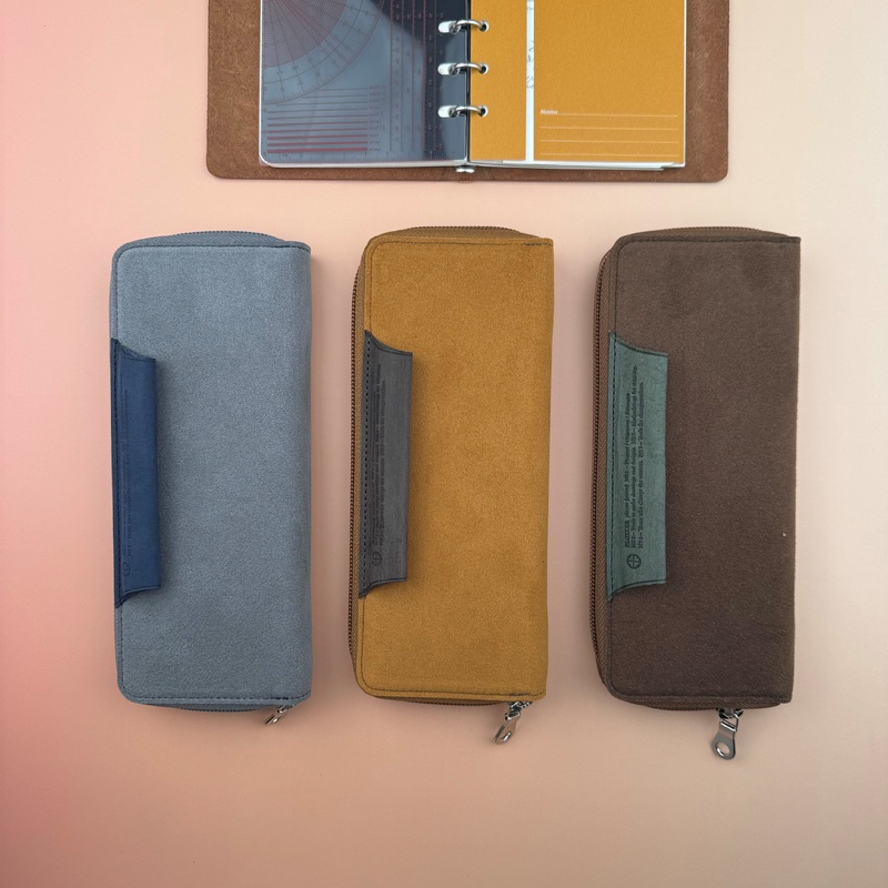 Plotter Long Zipper Pen Case Black