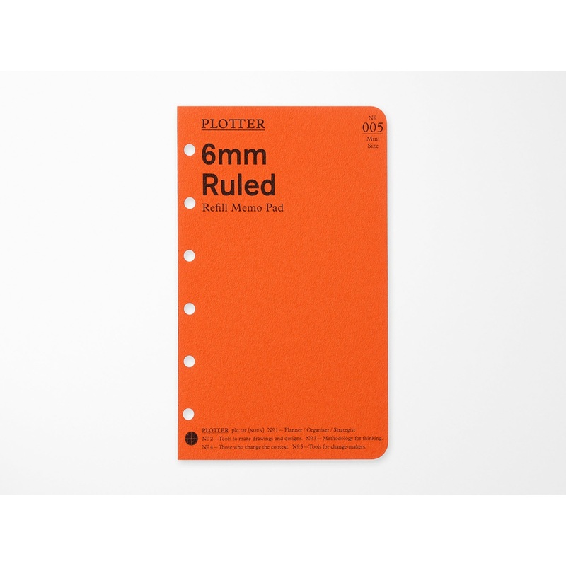 PLOTTER Refill Memo Pad Ruled – Mini Size