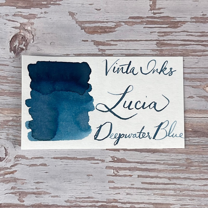 Vinta Deepwater Blue (Lucia 1952) – 30ml Bottled Ink 30ml