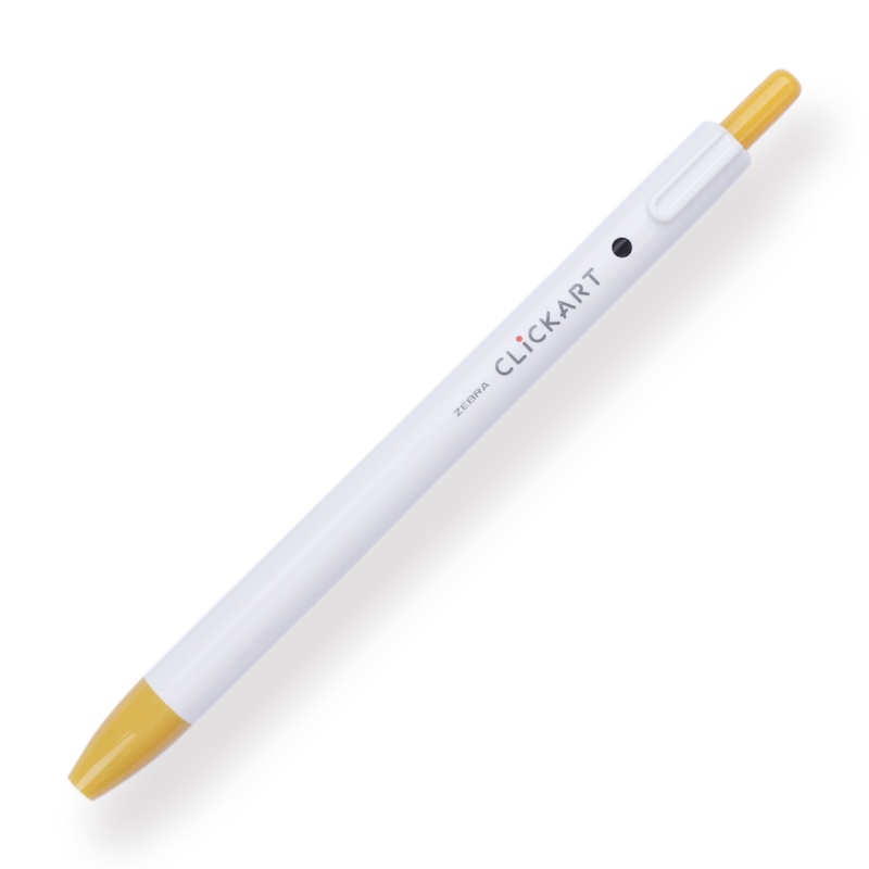 Zebra Clickart Retractable Sign Pen – 0.6 mm – Marigold