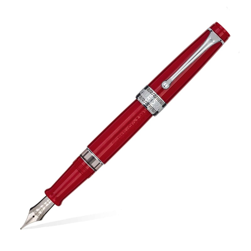 Aurora Optima Flex Fountain Pen – Red (Limited Edition) Fine Flex