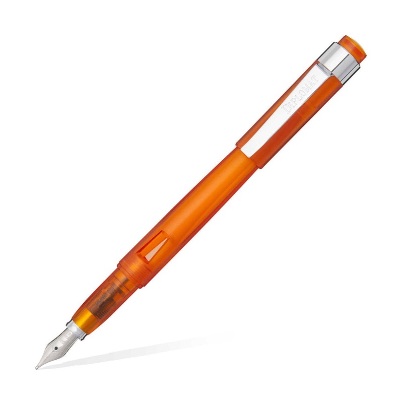 Diplomat Magnum Fountain Pen – Demo Orange Extra Fine