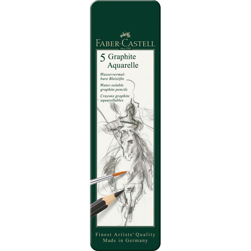 Faber-Castell Graphite Aquarelle Pencil Set of 5