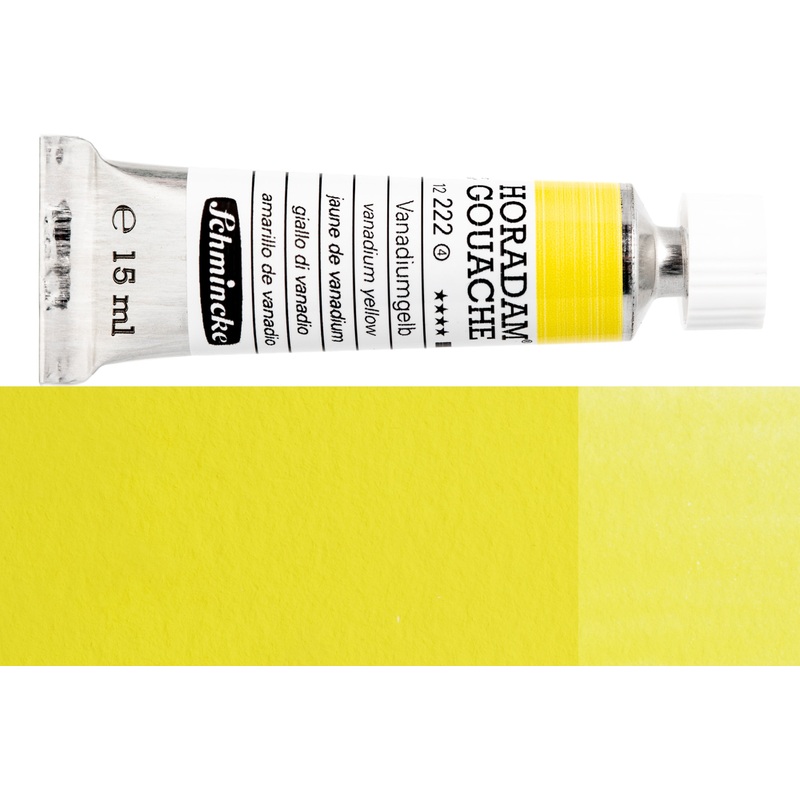 Horadam Gouache, 15 mL, #222 Vanadium Yellow