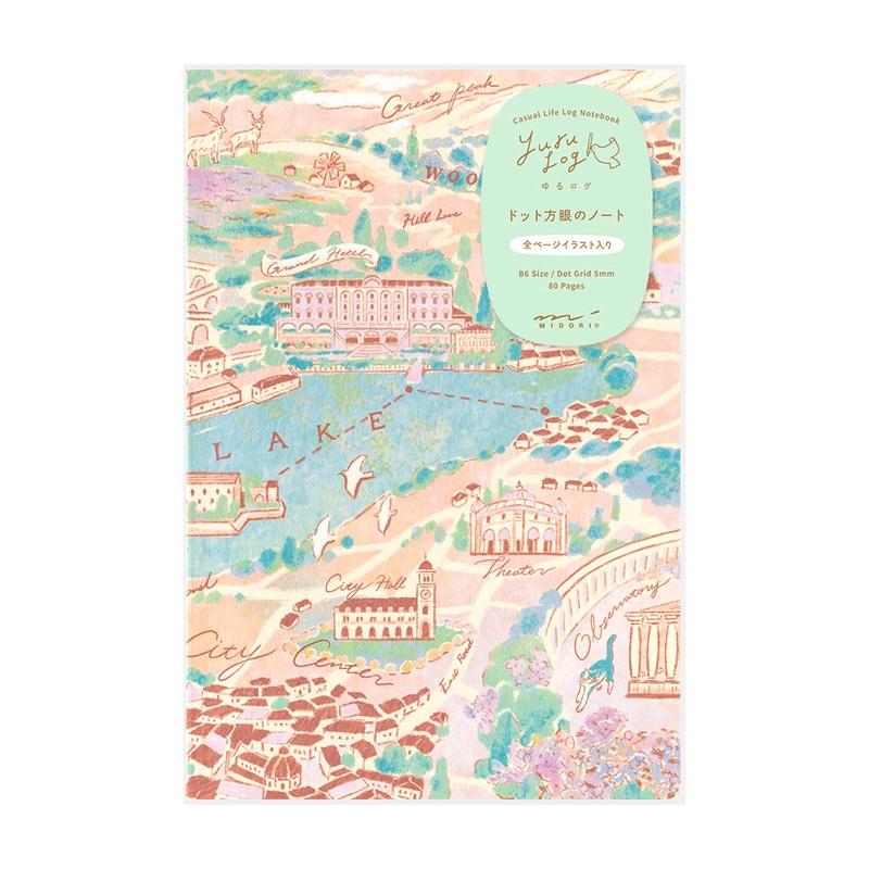 Midori Yuru Log Notebook B6 – Travel & Hotel