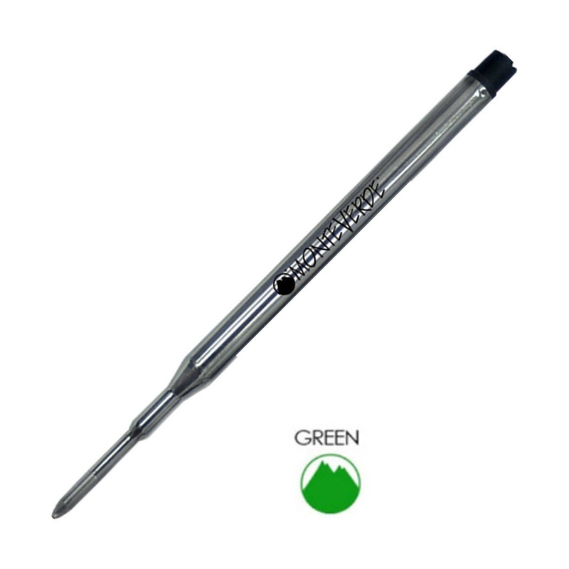 Monteverde Ball Pen Refill for Sheaffer – Medium – Green – Pack of 2