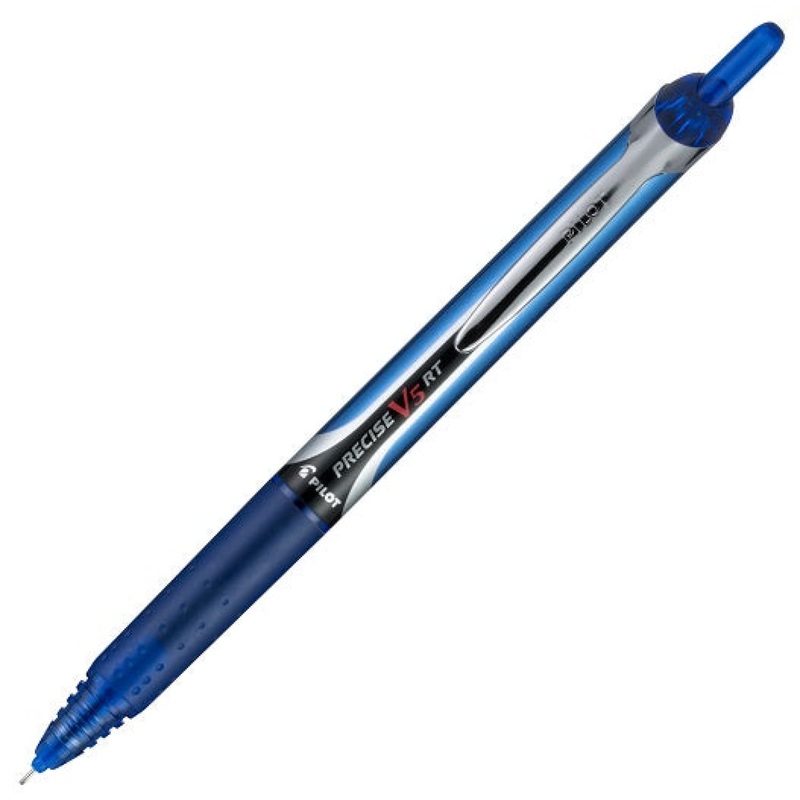 Pilot Precise V5 Rollerball Pen in Blue – Extra Fine Point 12 Pack