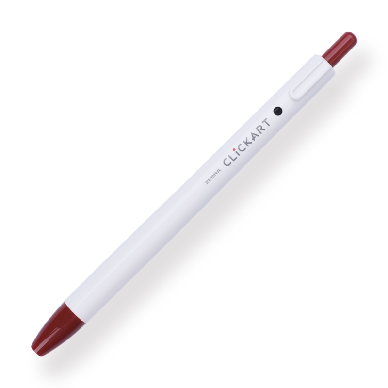 Zebra Clickart Retractable Sign Pen – 0.6 mm – Red Black