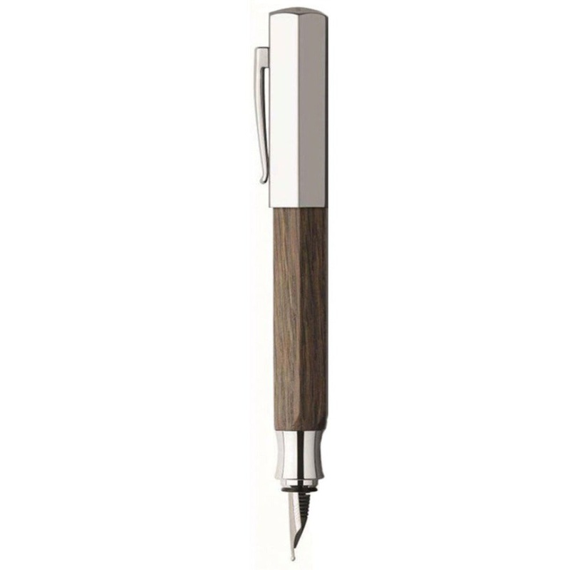 FABER CASTELL, Fountain Pen – ONDORO SMOKED OAK WOOD. Medium