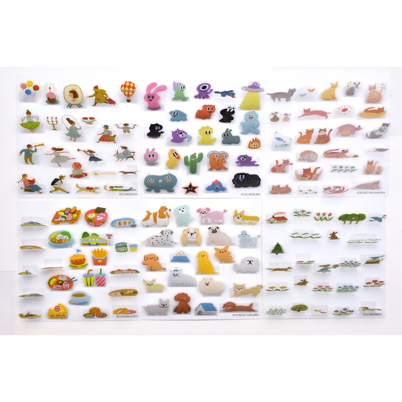 Hitotoki Pop-Up Stickers Garden