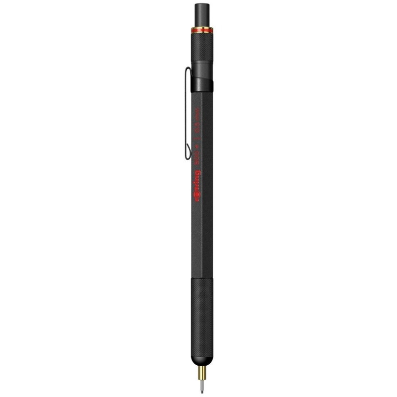 ROTRING, Mechanical Pencil – 800+ HYBRID STYLUS BLACK. 0.5 mm
