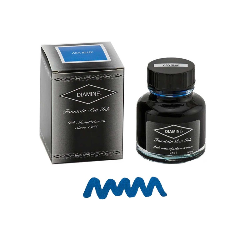 Diamine Asa Blue Ink Bottle – 30ml