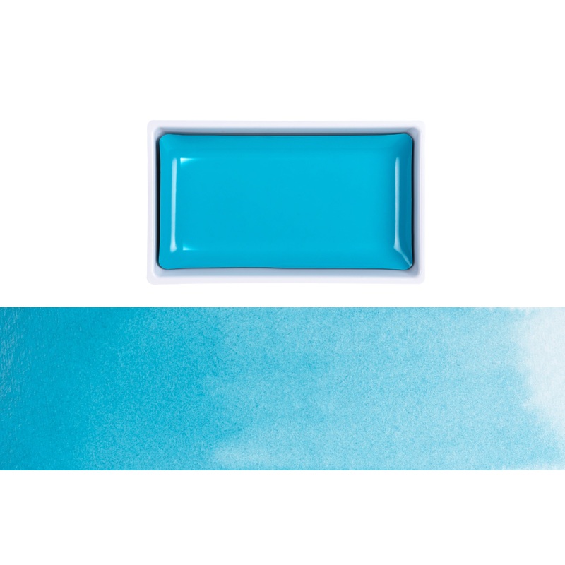 Gansai Tambi Watercolors, #602 Cobalt Turquoise Light