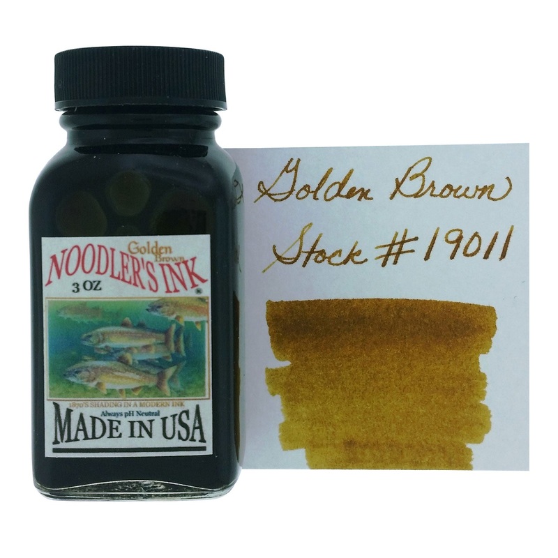 Noodler’s 19011 Golden Brown Ink Bottle – 88ml