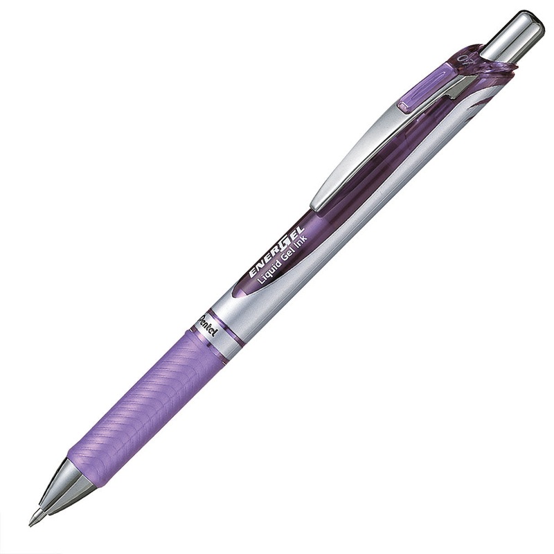 Pentel EnerGel Gel Roller, Lilac – 0.7 mm