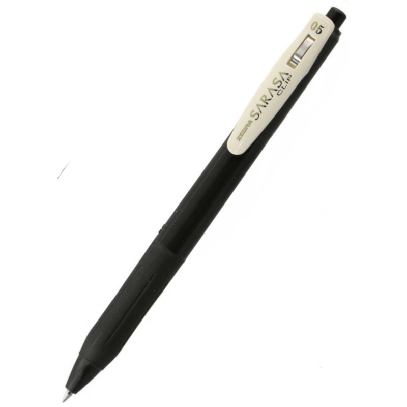 Zebra Sarasa Clip Gel Vintage Rollerball Pen – Sepia Black